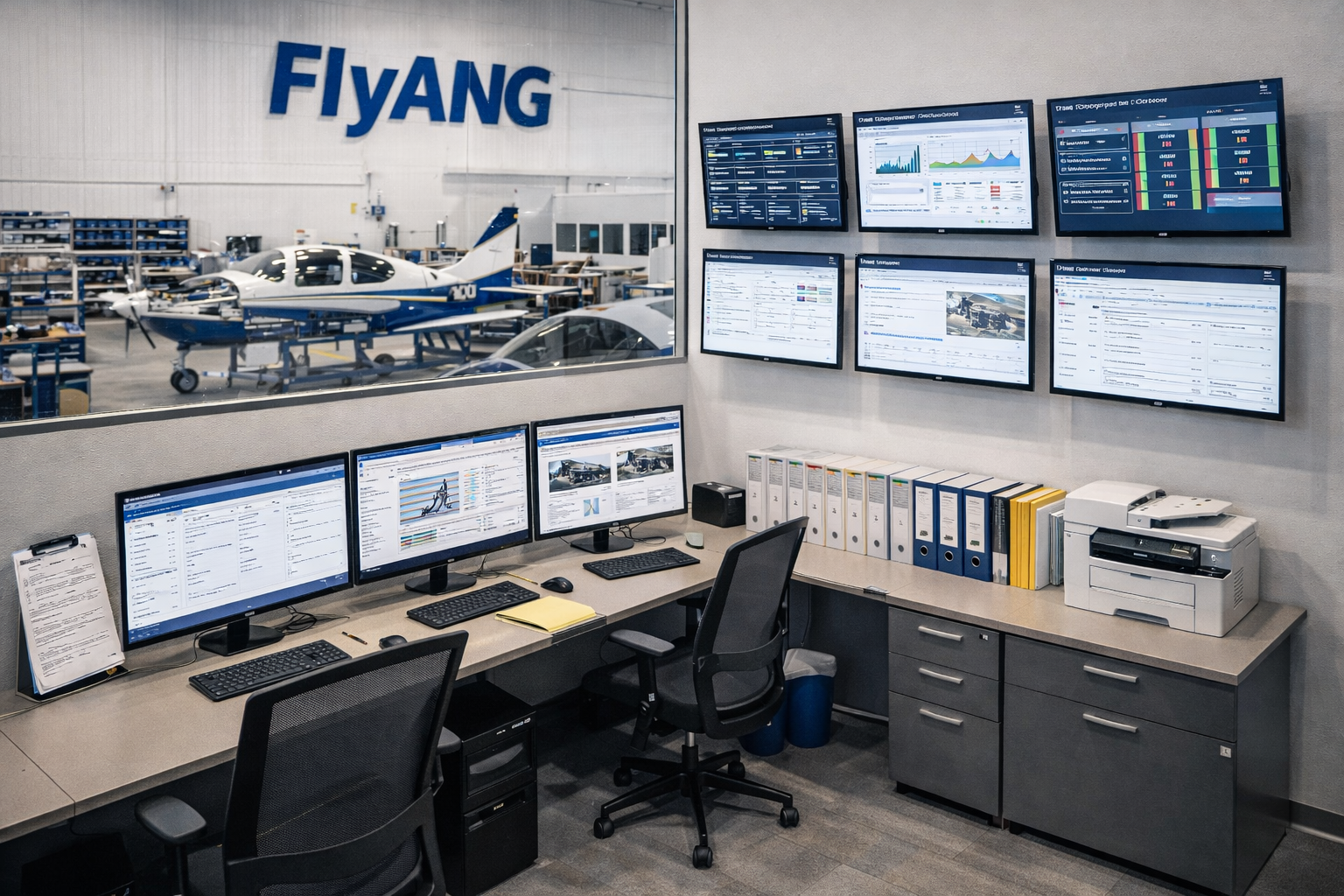 Workshop / operational area, concept photo