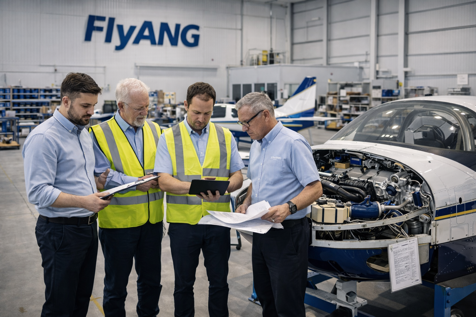 Team / engineering presence, concept photo